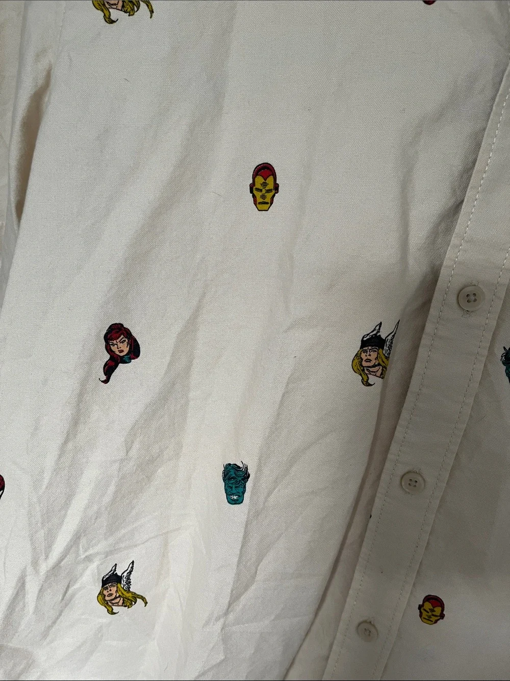Men’s Vans X Marvel Button Up